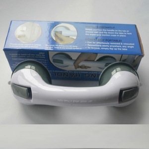 Grab Bar With Suction Cups Plastic Drill Free <b>Bathtub</b> <b>Handle</b> For Bathroom Safety Elderly Child Friendly - Product Image 1