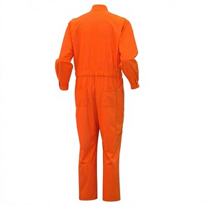Combinaison Thermique Unisexe en Coton Couleur Unie avec Logo OEM, Fermeture Éclair, Multiples Poches, Durable, Respirante, Vêtement de Travail à Transfert Thermique - Product Image 2