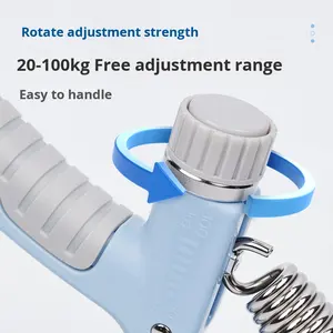 HV HV-0032 lengan pegas, perangkat kekuatan pegangan batang lengan pegas dapat disesuaikan latihan otot dada ABS + TPR + bahan baja Universal - Product Image 3