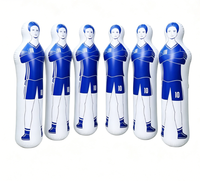 Mannequin de gardien de but gonflable en PVC OEM, rempli d'eau, avec cadre robuste pour mur de défense en coup franc, entraînement de football