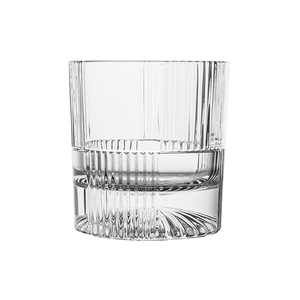 NOVARE Factory 270ml Vasos de whisky con logotipo personalizado Vasos de whisky con rayas verticales - Product Image 2