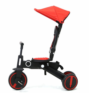 دراجة ثلاثية العجلات محمولة للأطفال من مصنع BEBELUX CE EN71 قابلة للطي آمنة مع مقعد خلفي للأطفال - Product Image 3