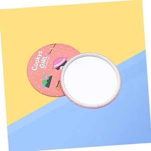 Miroir de maquillage compact en métal durable avec impression UV personnalisée, idéal pour les sacs à main et les cadeaux promotionnels (vente en gros) - Product Image 6