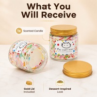 Boîte cadeau, bougie en cire de soja, décoration créative pour fête, cadeau d'anniversaire, cadeau de fête, bougies parfumées