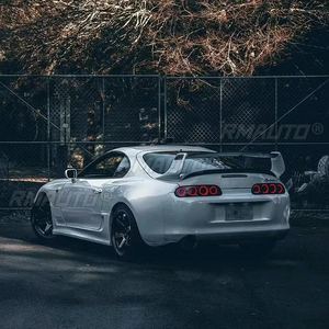 สปอยเลอร์คาร์บอนไฟเบอร์ ปี 1993-2002 สำหรับ Toyota Supra MK4 ทรง TRD สปอยเลอร์หลัง JZA80 ปีกหลังท้ายรถ - Product Image 5