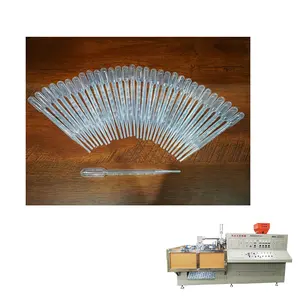 Tıbbi plastik LDPE 1-3 ml transfer pasteur pipet damlalık yapma makinesi çift kavite saatte 5000 adet üfleme makinesi