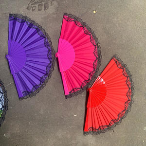 نسيج قماش دانتيل بنمط جمجمة حيوان هلال مروحة شبكة كروشيه من نسيج الملابس - Product Image 1