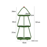 Nouveau support de fleurs multi-niveaux mobile sur pied pour plantes succulentes, idéal pour balcon et salon, avec six plateaux, pour Noël
