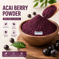 Poudre d'açaï biologique lyophilisée USDA en vrac, superaliment naturel pur, antioxydant, extrait de fruit d'açaï en poudre pour smoothie bowl