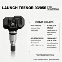 Capteur TPMS LAUNCH TSENSOR-03 (315 MHz/433 MHz) |   Outil universel programmable en aluminium pour la codification et la réinitialisation illimitées des valves