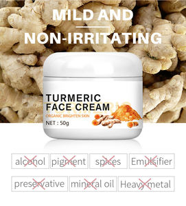 Crème Visage Anti-Âge Hydratante et Éclaircissante au Curcuma et Glycérine Naturelle Végétalienne SAUVASINE, Marque Privée OEM/ODM - Product Image 3