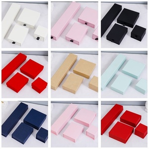 Hot Sale Dainty Small Pink Personalised Jewellery Packaging Jewelry Box <strong>Custom</strong> Logo Jewelry Rigid Paper Drawer Boxes - Product Image 6