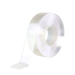 透明な再利用可能な取り付けテープ0.5mm 1mm 2mm強力アクリル接着剤残留物なし電話車と家庭用 - Product Image 2