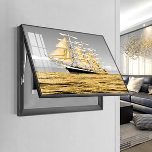Caja de medidor eléctrico <span class=keywords><strong>mural</strong></span> de tamaño personalizado y logotipo, <span class=keywords><strong>pintura</strong></span> colgante, <span class=keywords><strong>pintura</strong></span> de decoración de interiores - Product Image 1