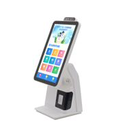 Terminal de point de vente de bureau multifonctionnel avec lecteur de codes QR et codes-barres, commande de repas, reconnaissance de carte d'identité et de visage, pour une utilisation au sol efficace