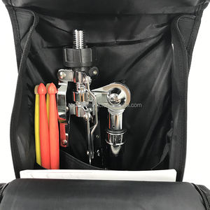 Almohadilla de Práctica de Batería de 12 Pulgadas de Doble Cara con <span class=keywords><strong>Baquetas</strong></span> de Arce <span class=keywords><strong>y</strong></span> Bolsa de Transporte para Práctica de Batería de Caja - Product Image 3