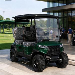 Voiturette de golf électrique personnalisée pour 4 personnes, buggy étanche au lithium pour le transport en bord de mer - Product Image 1
