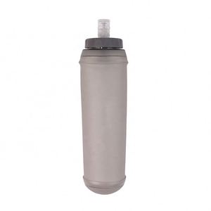 Échantillon Gratuit - Gourde Souple Pliable 300ML 500ML en TPU avec Valve Rotative et Bouchon Anti-Morsure pour la Course à Pied - Product Image 1