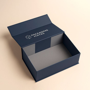 Scatola Regalo di Lusso Bordeaux Personalizzabile con Chiusura Magnetica a Ribalta, Logo Personalizzato, Carta Kraft con Rivestimento UV - Product Image 2