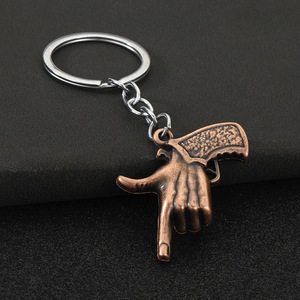 Yujiantong Cross-border Best-seller in lega di gesto chiave ciondolo in acciaio titanio Hip-hop Rock retrò Punk <span class=keywords><strong>Personalit</strong></span> - Product Image 3