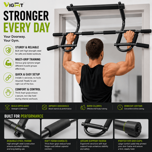 Barra de dominadas portátil para puerta, entrenador de fuerza montado en la puerta, equipo de fitness para interiores para entrenamiento en casa - Product Image 2