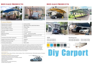 Abri de voiture quadruple CP4-Four, 11,52 x 5,9 m ou taille personnalisée - Product Image 5