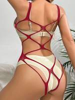 Tenue de danse exotique sexy pour danseuse, combinaison une pièce, string de performance, tenue de strip-teaseuse