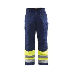 BLAKLADER - 186218113389D108 Pantalón de invierno Hi-Vis Amarillo/Azul marino-EAN 7330509369487 ROPA DE TRABAJO DE LA HI-VIS - Product Image 1