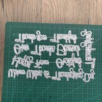 Nouvel arrivage transfrontalier : Matrices de découpe en acier au carbone pour bricolage, outils de découpe, design ajouré, artisanat fabriqué en Chine