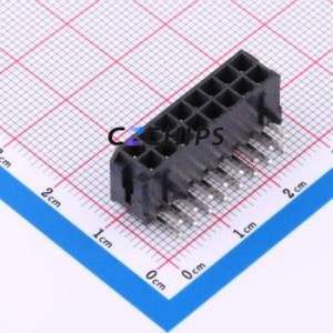 BX-MX3.0-2-8PWZ Wire-to-Board Pin Header Bent Lead Through Hole,P=3mm Connector 2x8P 3mm Right Angle Insert Micro-Fit (MX 3.0) - Product Image 1