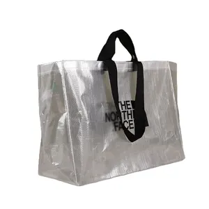 可回收可重复使用包装聚丙烯透明袋聚丙烯编织超值价格环保购物袋