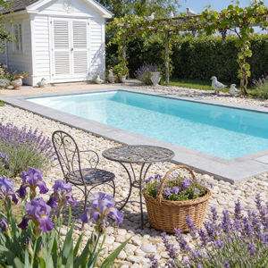 Modèles de dalles de piscine rétractables, bar de piscine pour adultes, bac à feuilles de piscine, tapis de piscine flottant, piscine portative - Product Image 1