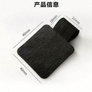 Colorful Round <b>Square</b> Self-adhesive Pen Holder Leather Pen Clip Pencil Holder Elastic Loop for <b>Notebook</b> Journals Clipboards - Product Image 2
