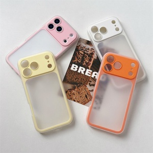 เคสโทรศัพท์แบบใสกันกระแทก 2-in-1 สีมาการองเนื้อแมท ให้ความรู้สึกผิวสัมผัสเรียบเนียน ปกป้องเต็มรูปแบบ สำหรับ iPhone 17 16 15 14 Pro Max - Product Image 3