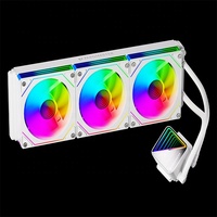 Refroidisseur liquide pour processeur Fantasy WuKong ZeroMaster 360 mm ARGB, roulement à billes en cuivre et aluminium, dissipateur thermique pour boîtier d'ordinateur, refroidissement par eau