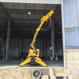 Robot de demolición con control remoto Mini excavadora de 1 tonelada adecuada para espacios estrechos en minas de tuberías - Product Image 5