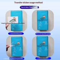 Film de transfert UV Crystal Label AB, autocollant adhésif transparent or et argent pour marquage à chaud, utilisation agricole, forme irrégulière