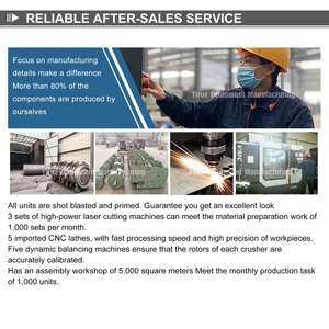 Trituradora astilladora de madera industrial para biomasa forestal nueva condición con componentes de núcleo de caja de cambios de cojinete de motor - Product Image 5