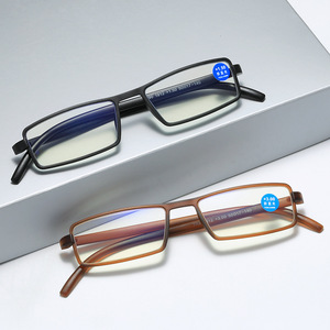 Lunettes <span class=keywords><strong>de</strong></span> lecture Ultra légères 41g petit rectangle tr90 anti-lumière bleue ordinateur 0.25 2022 2023 femmes hommes mode lunettes <span class=keywords><strong>de</strong></span> lecture certifiées ce - Product Image 2