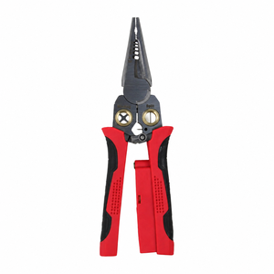 Pince multifonction 8 en 1 pour électricien avec testeur de tension AC/DC 12-250V, dénudeur de fils, <span class=keywords><strong>coupe</strong></span>-câbles, outil électrique manuel - Product Image 6
