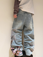 Jeans pour hommes sur mesure, jeans de créateur de haute qualité pour hommes, pantalons en denim brodés pour hommes, fabricant de jeans