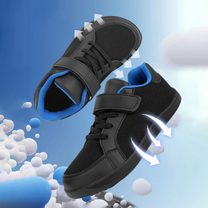 Scarpe per bambini a piedi nudi con gancio per scarpe Non allacciate scarpe sportive da ragazzo ragazza con punta larga scuola naturale da passeggio - Product Image 6