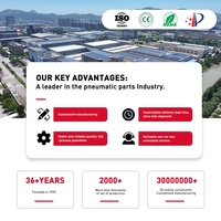 Raccords rapides pour tuyau d'air de type M 1/4" NPT, coupleurs industriels en laiton à haut débit pour compresseurs d'air et accessoires