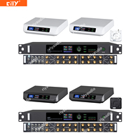 Système de distribution d'antennes UHF actives multifonctionnelles 16 canaux R316 de qualité supérieure avec écran couleur pour événements en direct/scène/spectacles