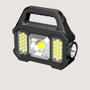 Lampe de camping solaire COB LED en promotion, rechargeable par USB, corps en ABS, indice IP65, lumière du jour 6000K, certifiée CE pour tente et utilisation d'urgence - Product Image 2
