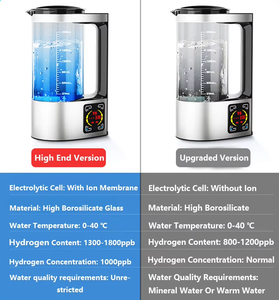 Fabricante de ionizador de <span class=keywords><strong>agua</strong></span> alcalina para el hogar PEM de 2L, hervidor eléctrico saludable USB, vidrio de borosilicato alto, rico en hidrógeno, RV, escritorio frío - Product Image 5