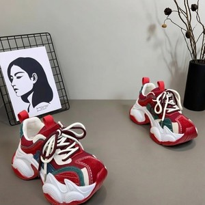 <span class=keywords><strong>Zapatillas</strong></span> de plataforma para <span class=keywords><strong>mujer</strong></span> al por mayor, estilo retro con bloques de color, con <span class=keywords><strong>cordones</strong></span>, transpirables, informales, que aumentan la altura, para primavera y streetwear. - Product Image 5