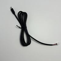 Kabel Kustom Micro USB ke XH 2.54 2-Pin, Kabel Daya, Panjang Kustom