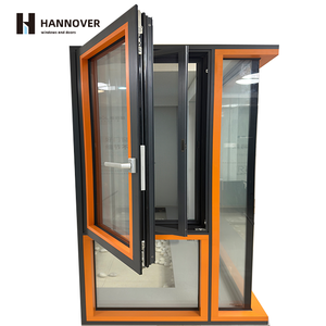 HANNOVER Project Solutions heat Break Tilt dan mengubah jendela kaca antigores ganda suara bukti jendela tingkap aluminium - Product Image 1