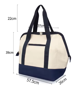 Sac isotherme multifonction SANJIN en aluminium écologique 30L grande capacité pour courses et repas – Vente chaude - Product Image 2